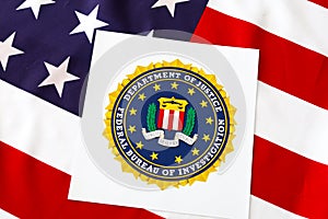 Logo Department of Justice Federal Bureau of Investigation