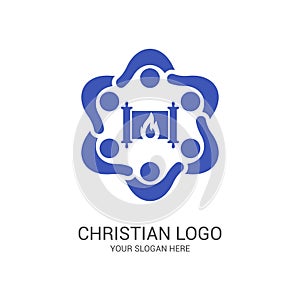 Logo depicting unity, community, help and support