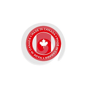 Logo design concept made in canada