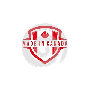 Logo design concept made in canada
