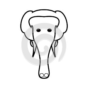 logo design with elephant themes, line art illustrations, symbols