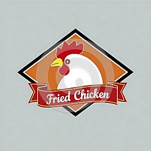 Crispy Fried Chicken Logo Design