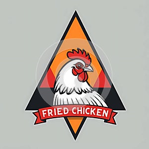 Crispy Fried Chicken Logo Design