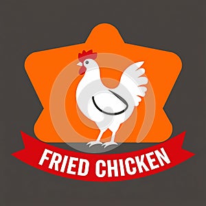 Crispy Fried Chicken Logo Design