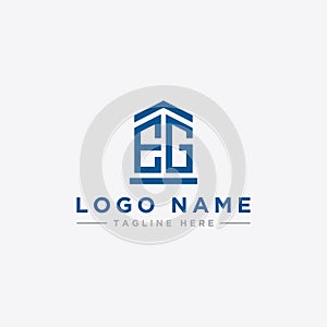 Logo design, Inspiration for companies from the initial letters of the EG logo icon.