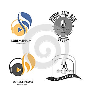 Music logo design pack