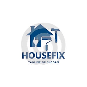 Logo design related to house repair, remodeling or painting