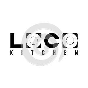 Logo, Design, Vector, Symbol, Idea, Concept, Image, Graphic, LOCO KITCHEN