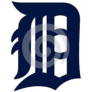 Logo of the Detroit Tigers baseball club. USA.