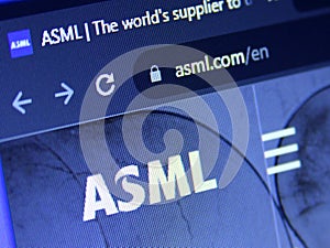 ASML semiconductor company logo