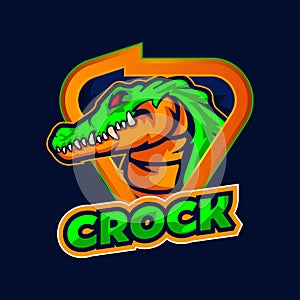 Logo E sport Character Image Crocodile