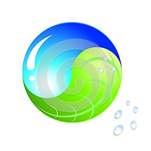 Logo - ecology yinyang