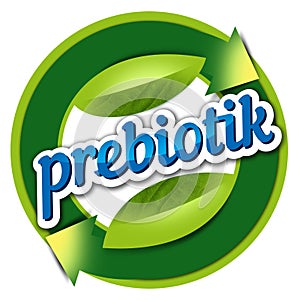 Logo element health, prebiotik