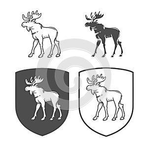 Logo of elk on a white background.