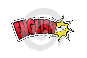 Logo for the English school subject photo