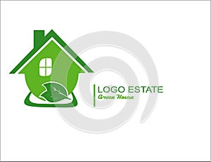 Logo estate green house, estate, icon, leaf, nature product logo, emblem company product, pland, logo hidroponic simple. icon simp