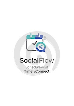 Logo features a calendar icon with