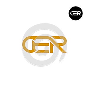 Letter CER Monogram Logo Design photo