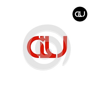 Letter CLU Monogram Logo Design