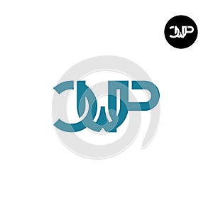 Letter CWP Monogram Logo Design