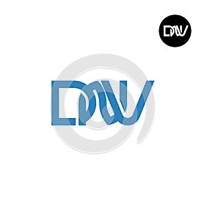 Letter DNV Monogram Logo Design