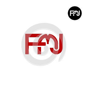 Letter FMJ Monogram Logo Design