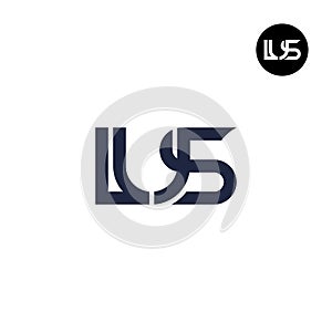 Letter LUS Monogram Logo Design photo