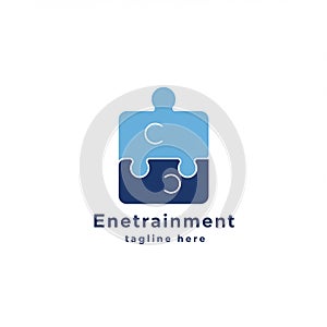 Logo features two interlocking puzzle pieces in shades of blue, forming the letters 'C'