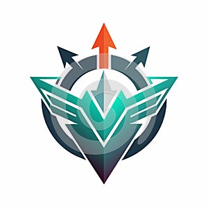 Logo for the Game Overwatch, A minimalist logo that embodies the essence of strategic decision-making