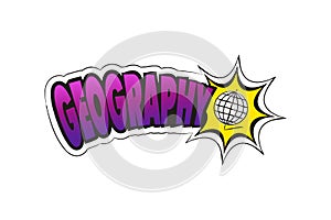 Logo for the Geography school subject