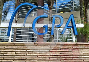 Logo of GPA group, Grupo Pao de Acucar, Sao Paulo, Brazil.