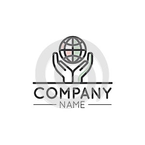 Logo Graphic Element for Nonprofit Organizations and Donation Centre photo