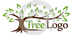 Logo green tree.