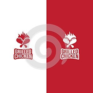 Logo grilled chicken restaurant