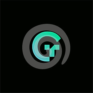 logo GT, TG, GTR GR G and T Vector