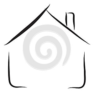 A logo of home