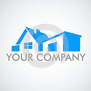 Logo house. Logo for company trademark.