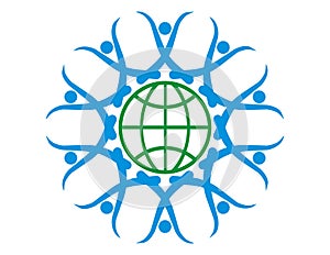 Logo-Human Chain Earth