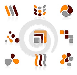 Logo icon set