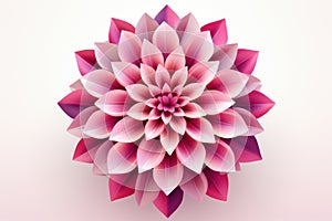 Logo illustration of the beautiful Dahlia Flower.