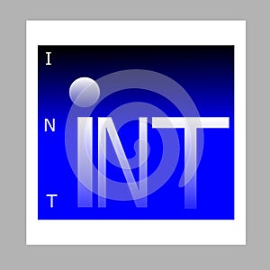 Logo Int-Internet, against the backdrop of the earth.