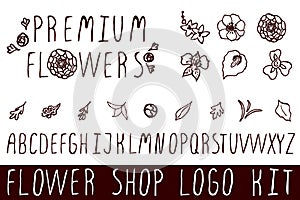 Logo kit for flower shops