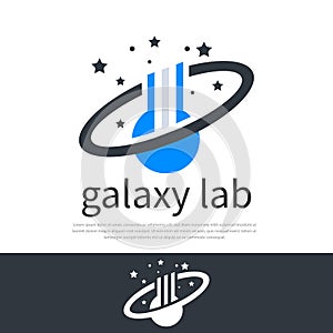 Logo Lab Galaxy vector star icon,symbol