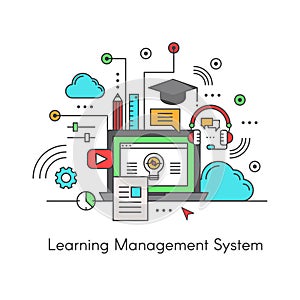 Logo of Learning Management System LMS E-Learning software application