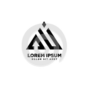 Logo letter A for initial personal or corporate