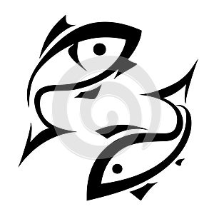 Logo-like fish symbol