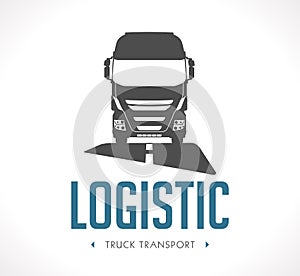 Logo - Logistic truck