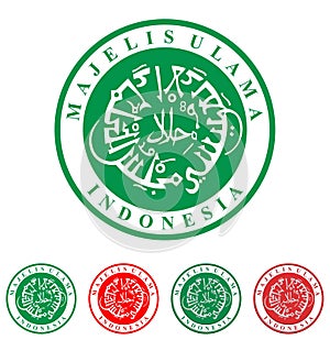 LOGO MAJELIS ULAMA INDONESIA MUI VECTOR photo