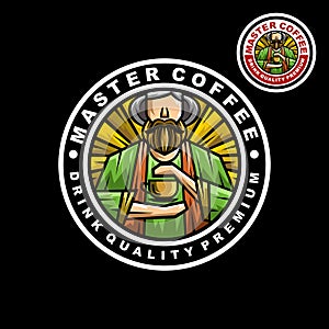 Logo Master Coffee Vector