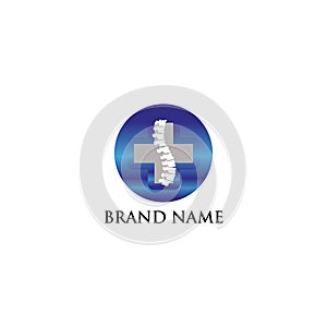 Logo medical bone modern